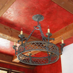 CH-151 Hand Made Iron Chandelier - Chandeliers