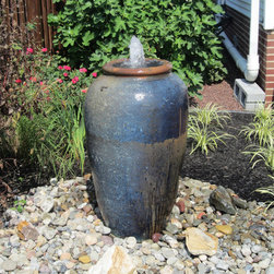 Water Jar Water Feature - Outdoor Fountains And Ponds
