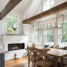 blue and white kitchen