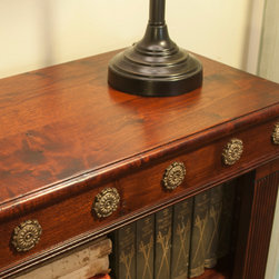 Traditional Lightly Distressed Bookcase - Products