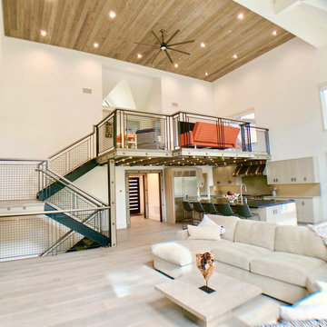 Modern Industrial Lodge, lake Arrowhead Lake Front