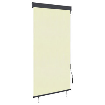 Vidaxl Outdoor Roller Blind 39.4"x98.4" Cream