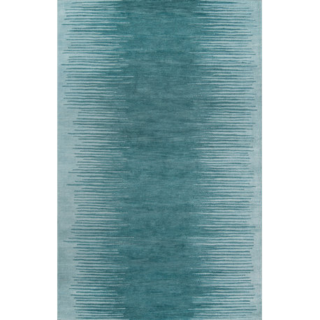 Delhi Hand-Tufted Rug, Aqua, 8'x10'