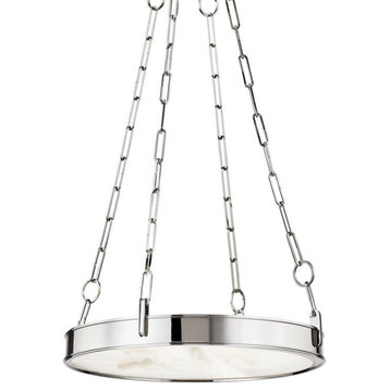Kirby LED Chandelier in Polished Nickel