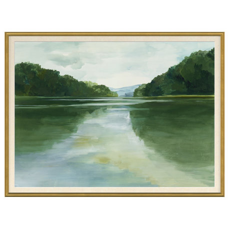 Waterscapes 1 Fine Art Print, Gold, 30"x40"