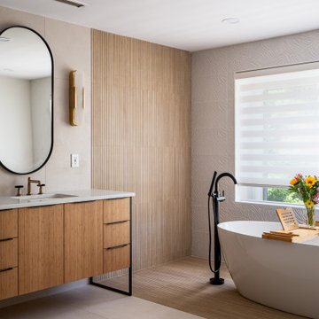 Serenity in Style: A Modern Spa-Inspired Bathroom Retreat