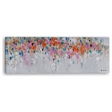 "A Mess of Flower Petals" Hand Painted Canvas Artwork; Fine Art; Modern