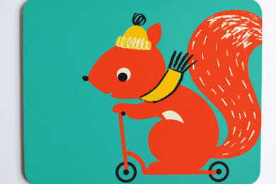 Ketchup on Everything placemat - Scooting Squirrel