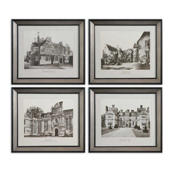 www.essentialsinside.com: english cottage wall art, set of 4 - Artwork