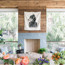 Porch Fireplace