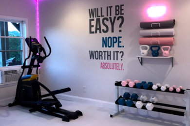 Home gym - home gym idea in Atlanta