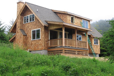 Example of a classic exterior home design in Portland
