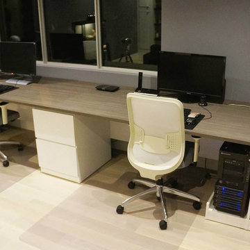 Custom Designed Cabinetry in Custom Built Modern Home