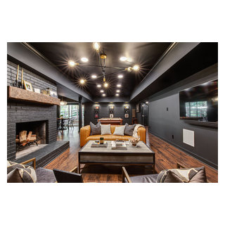 Roswell Speak Easy Basement - Contemporary - Basement - Atlanta - By 