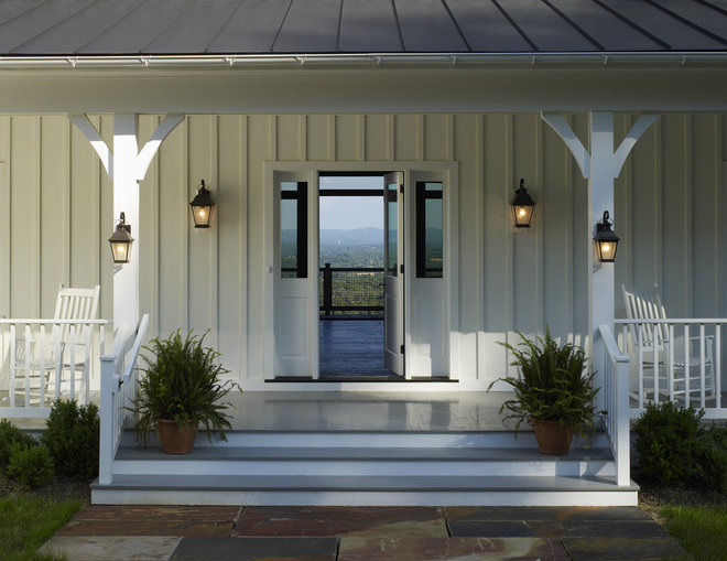 Farmhouse Porch by Barnes Vanze Architects, Inc