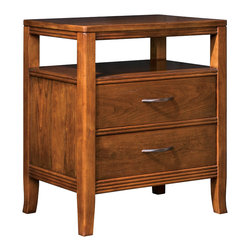Stickley Chelsea Two-Drawer Night Stand 6118 - Nightstands And Bedside Tables