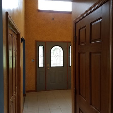 Home Entrance Faux Finish