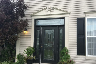 Pella Front Entry Door/Porch Roof Addition