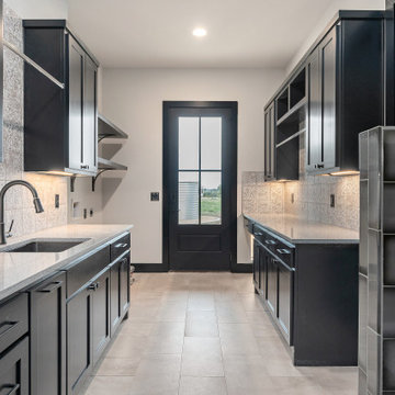 Industrial Farm House Mud Room
