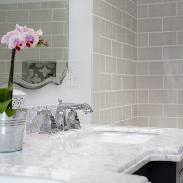 Hamptons-inspired casual/chic restoration of a grand Glenview Craftsman