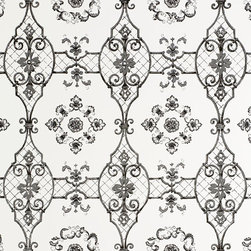 Delft: Black - Wallpaper
