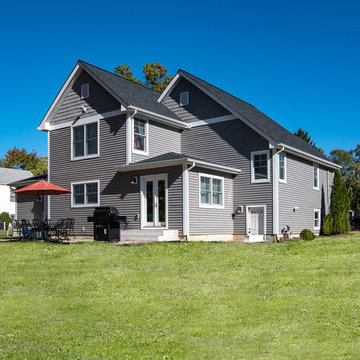 Split Level Addition - Rear elevation