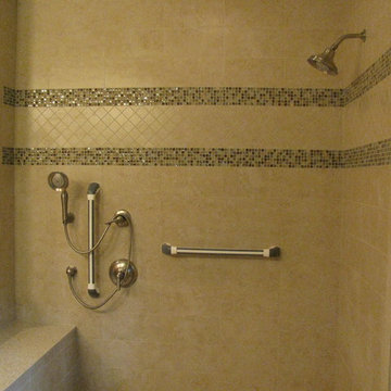 Handicapped Bathroom - before and after