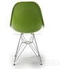 Kardiel 1948 Eiffel Base Molded ABS Chair, Lime Green / Metal Legs