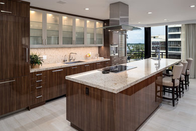 This is an example of a contemporary kitchen in Phoenix.