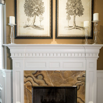 Neutral Elegant Living & Dining Room