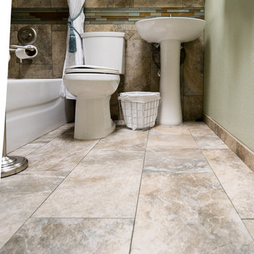 Sierra Mesa Bathroom Remodel Flooring