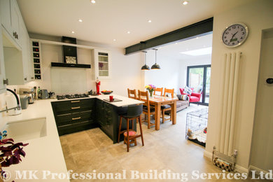 Two storey extension with Kitchen fitting and refurbishment of the entire house