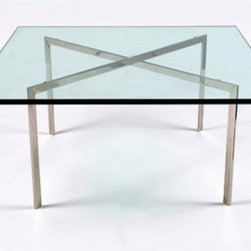 Mies van der Rohe: Exhibition Table - Pavillion Table Reproduction - Coffee Tables