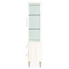 London Place Display Cabinet - Creamy Pearl