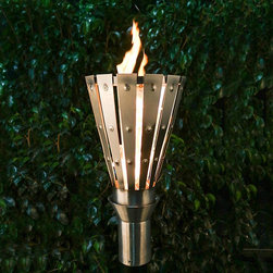 Cavalier Stainless Steel Tiki Torch Kit - Outdoor Torches