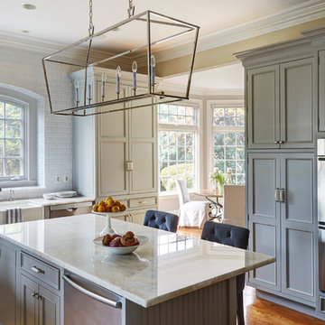 Hinsdale gray inset kitchen