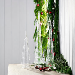 A FOREST OF GLASS TREES - SET OF 3 - Products