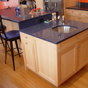 Billerica Southwestern Blue and Orange Kitchen