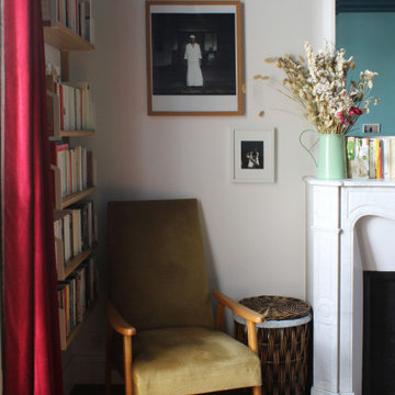 Amérique, aménagement, rénovation et décoration d'un appartement, Paris XIXe
