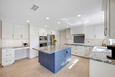 Modern kitchen in Orange County.