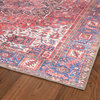 Kaleen Boho Patio Collection Red Coral Area Rug 8'x10'