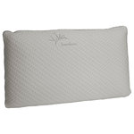 TMI Products - Queen Memory Foam Bamboo Pillow - Our natural Bamboo cover creates the optimal sleep surface due to