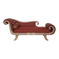 Regency Chaise Longue - Indoor Chaise Lounge Chairs
