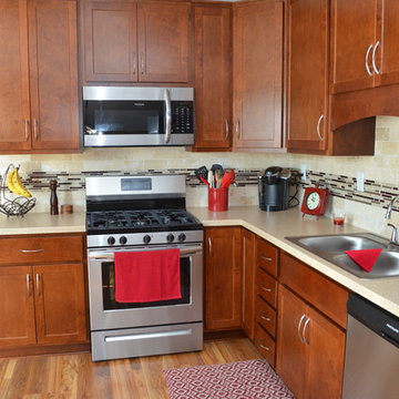 Portage, IN. BaileyTown USA Maple Cabinetry. Kitchen, Laundry, and Bathroom
