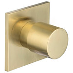 Isenberg - Isenberg 100.4511 - 3/4" Volume Control and Trim, Satin Brass - Isenberg's mission is to bring to the kitchen and bath design community a full range of high quality, fully coordinated decorative brass kitchen and bath plumbing fixtures. We take pride in providing complete and matching collections to help our industry design partners design and build completely synchronized bathrooms. We offer faucets, shower heads, an extensive range of shower valves (thermostatic and pressure balance) and much more.