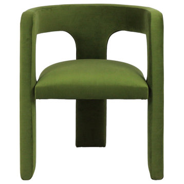 The C Back Dining Chair in Mohair