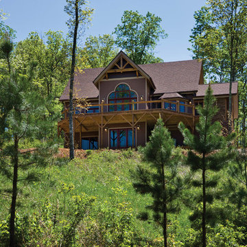 North Carolina Timber Frame Home - Deck