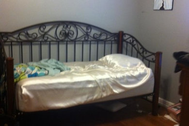 Example of an eclectic bedroom design in Other