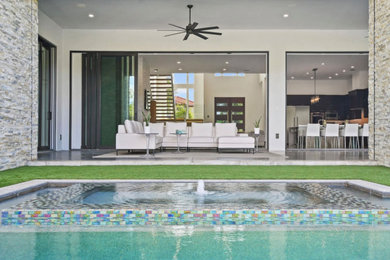 Inspiration for a coastal pool remodel in Orlando