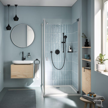 Concetto L-Size Bathroom Faucet in Matte Black
